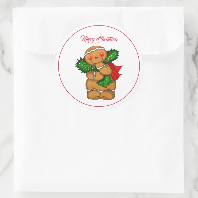 Stickers en pain d'épice de Noël (Sac)