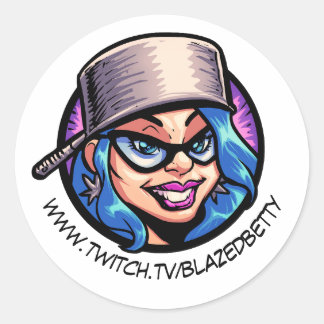 Stickers en pothead BlazedBetty