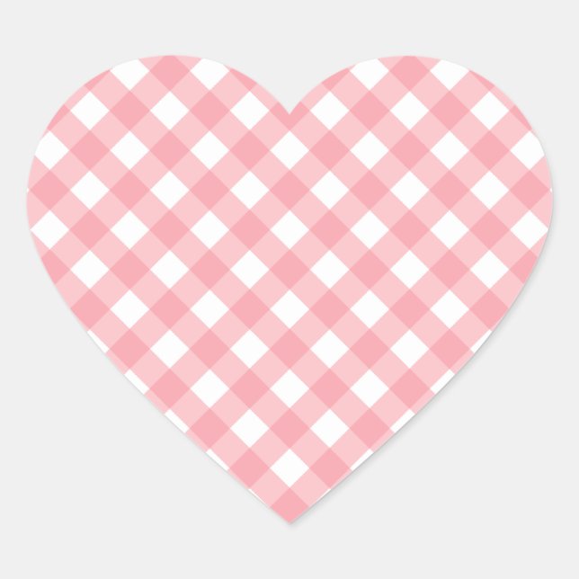 Stickers En vichy coeur (Devant)