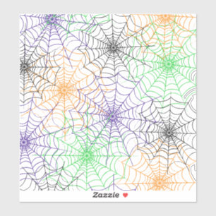 Stickers en vinyle coupé sur le Web de l'Araignée