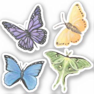 Stickers en vinyle de papillon certifié