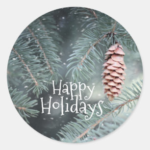 Stickers Enveloppe de Noël inspirés par la nature