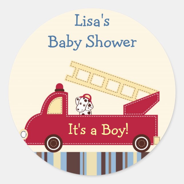 Stickers Enveloppe du moteur 27 Fire Truck Puppy (Devant)