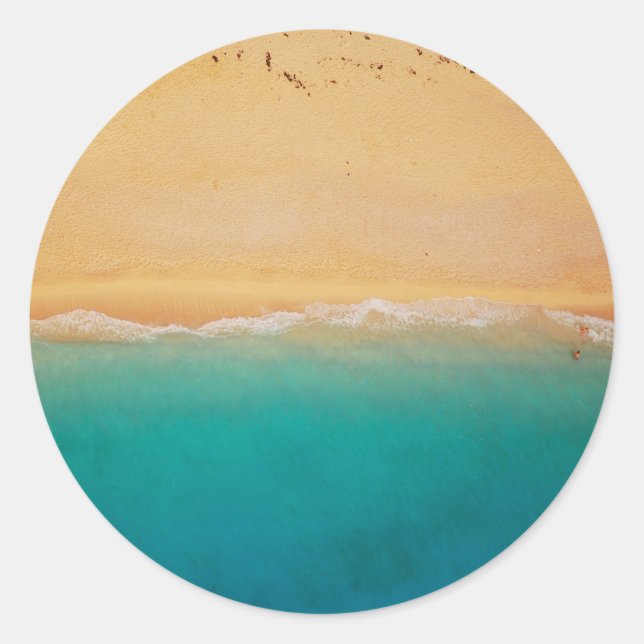 Stickers Enveloppe Plage (Devant)