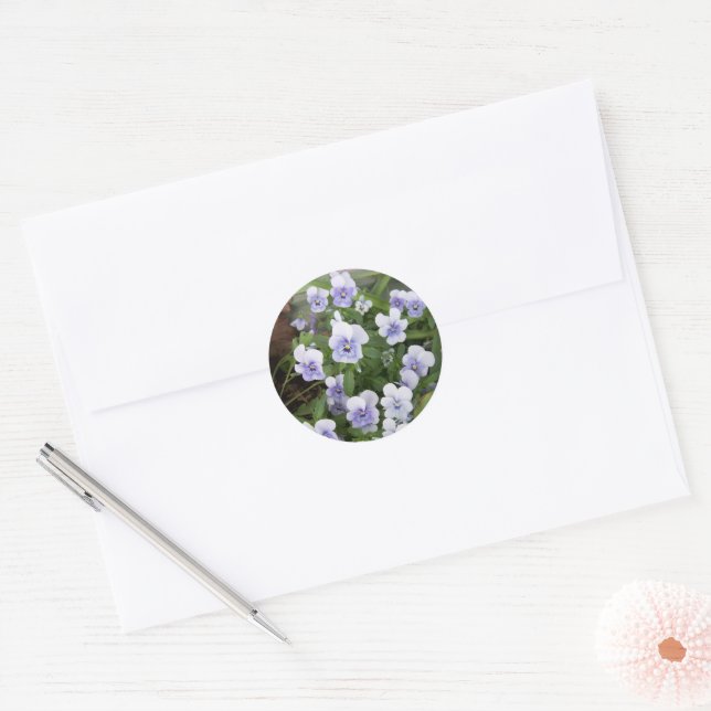 Stickers Enveloppe Stickers Pansy Violet (Enveloppe)