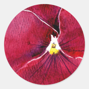 Stickers Enveloppe Stickers Red Pansy