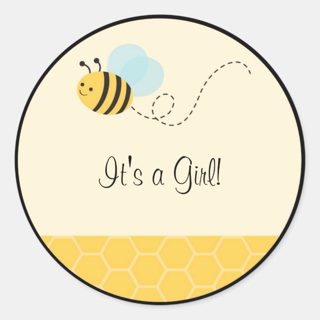 Stickers Enveloppe Stickers Sweet Bumble Bee (Devant)