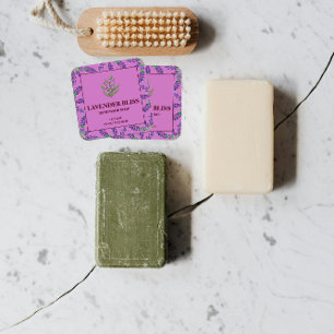 Stickers Étiquette à savon Lavender