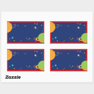 Stickers Étiquette Ballotin d'astronaute