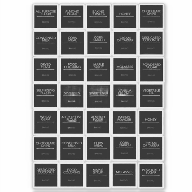 Stickers Étiquettes (Devant)