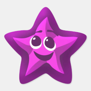 Stickers Étoile pourpre