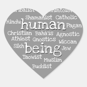 Stickers Être humain Stickers Humanité spirituelle