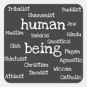 Stickers Être humain Stickers Humanité spirituelle
