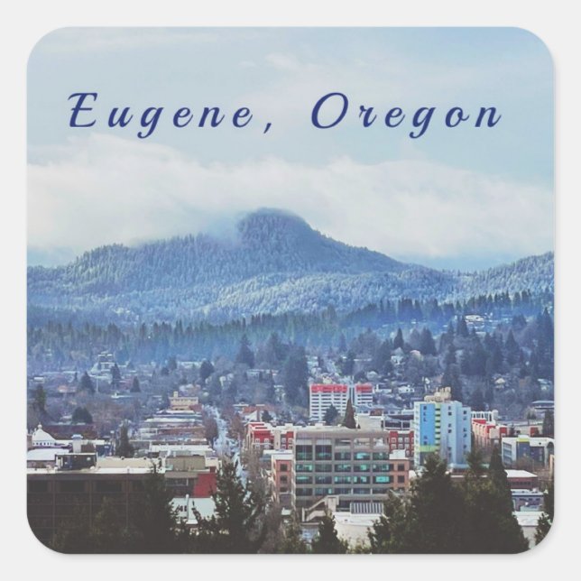 Stickers "Eugene, Oregon" (Devant)