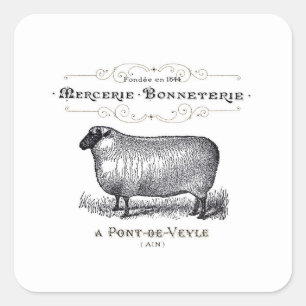 Stickers européens "Vieux Monde" - Moutons