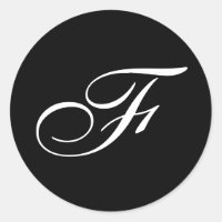 Stickers F Monogramme