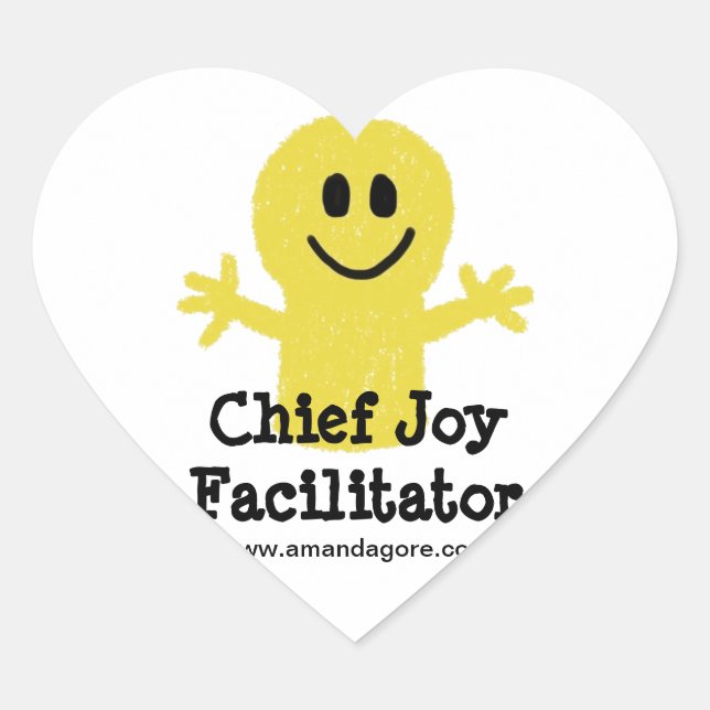 Stickers Facilitateur de la joie en chef (Devant)
