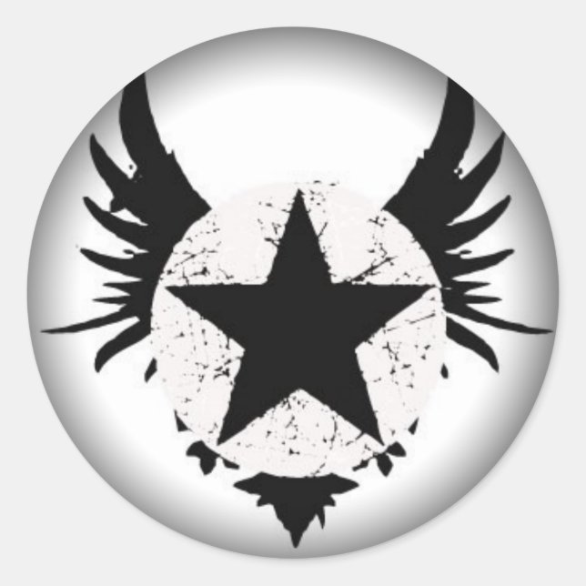 Stickers Fade to Black Round (Devant)