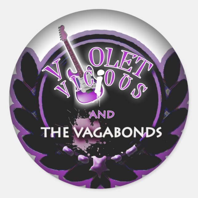 Stickers Fade to Black Round (Devant)