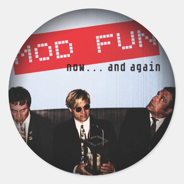 Stickers Fade to Black Round (Devant)