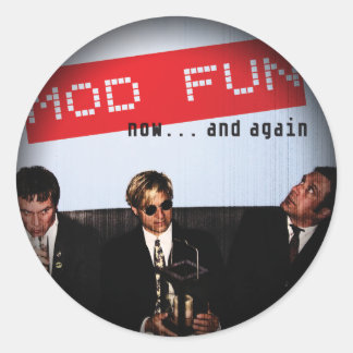 Stickers Fade to Black Round