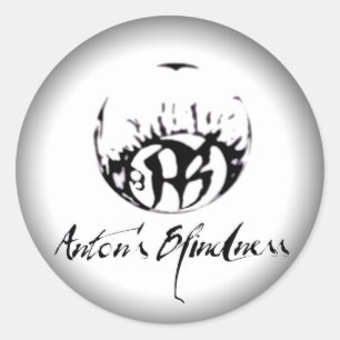 Stickers Fade to Black Round - Customisé
