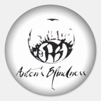 Stickers Fade to Black Round - Customisé