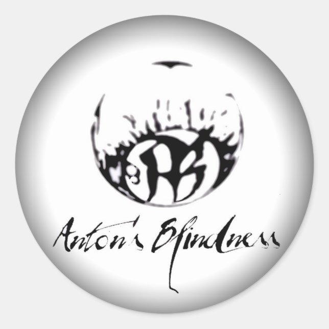 Stickers Fade to Black Round - Customisé (Devant)