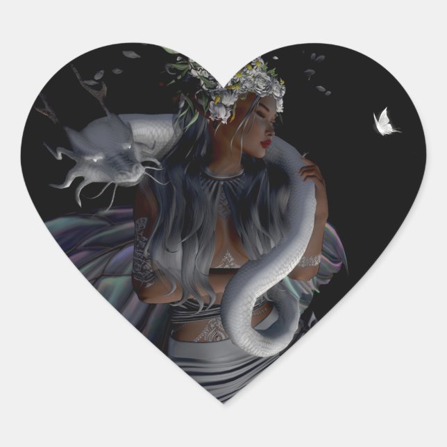 Stickers Fairy and Dragon (Devant)