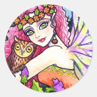 Stickers Fairy & Owl par Ann Howard