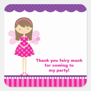Stickers Fairy Rose et Violet Chaud