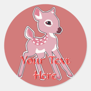 Stickers Faon Rose