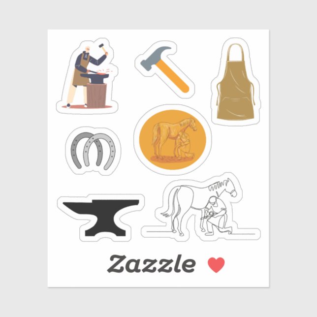 Stickers Farrier (Feuille)