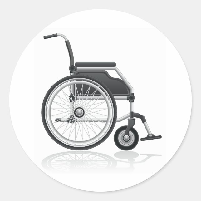 Stickers fauteuil roulant (Devant)