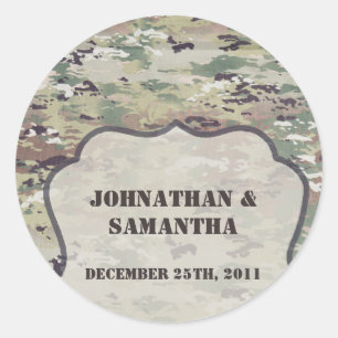 Stickers Favor de 20 à 1,5" Armée OCP Camo Uniform