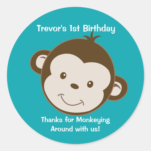 Stickers Favoris pour singe mou Mod personnalisés  (Devant)