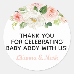 Stickers Favoris Rose Aquarelle