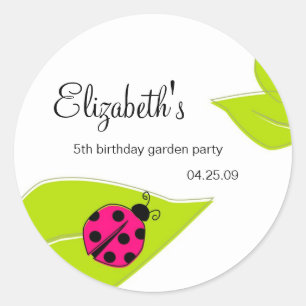 Stickers Favoriser la coccinelle rose