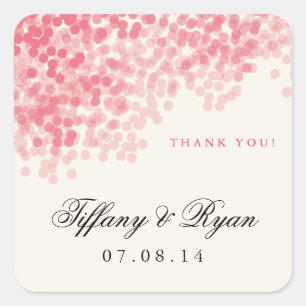 Stickers Favour Rosey Pink Douche Lumière