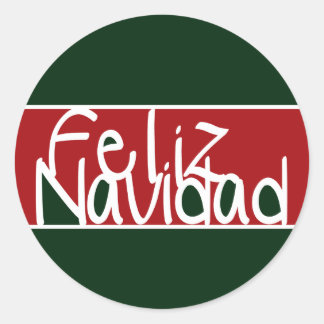 Stickers Feliz Navidad ou joints d'enveloppe