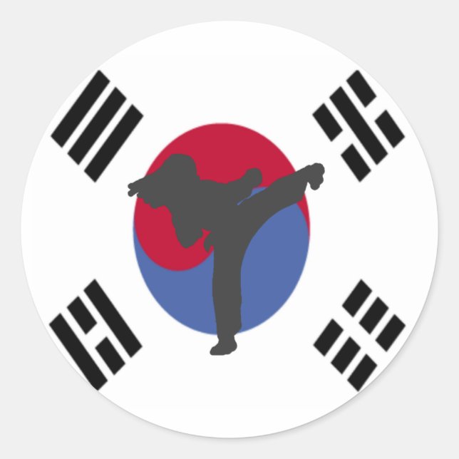 Stickers femmes Tae Kwon Do Kicker (Devant)