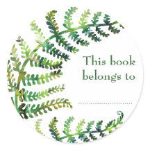 Stickers Fermer Bookplate