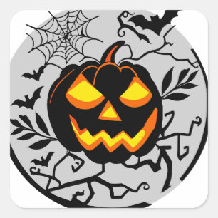 Stickers fête d'Halloween