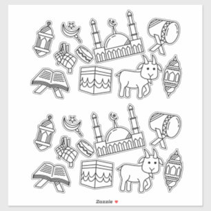 Stickers Fêtes Musulmanes de l'Aïd Ramadan