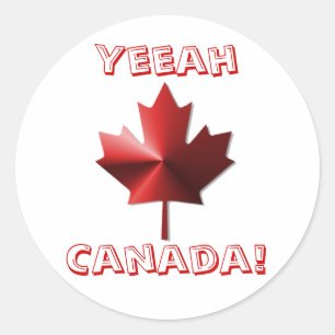 Stickers Feuille d'érable Yeeah Canada