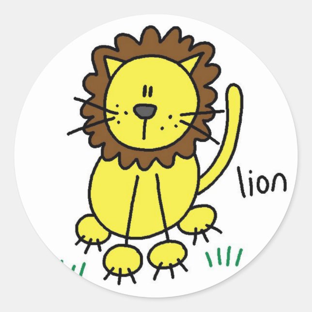 Stickers Figure Lion (Devant)