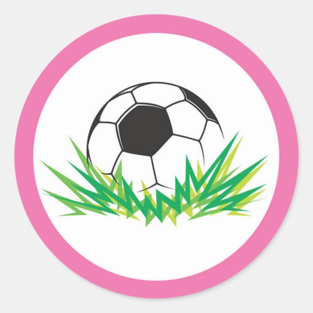Stickers Fille Soccer Party (Devant)