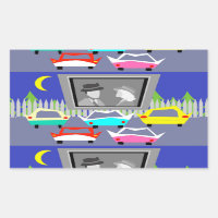 Stickers Film Drive-In de petite ville