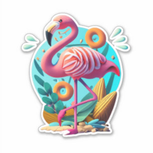 Stickers Flamant rose pour égayer votre journée