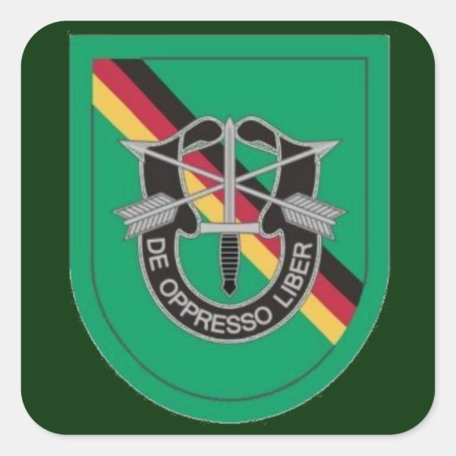 Stickers Flash DUI Special Forces Det Europe (Devant)